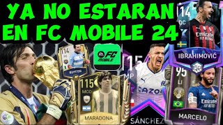 TOP 5  DE JUGADORES  DE FIFA MOBILE 23 QUE YA NO ESTARÁN EN FC MOBILE 24 ??