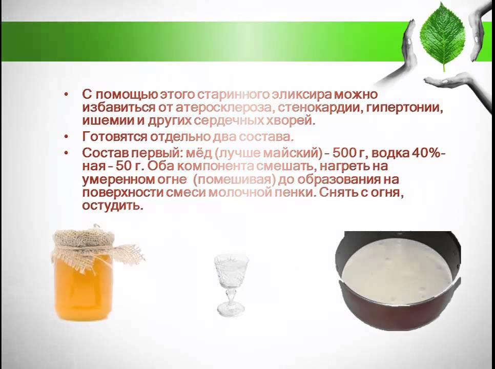 Старинный рецепт эликсира от сердечных хворей - YouTube