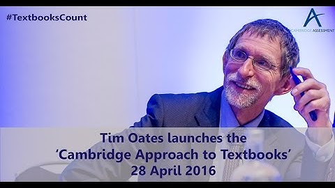The Cambridge Approach to Textbooks - Tim Oates