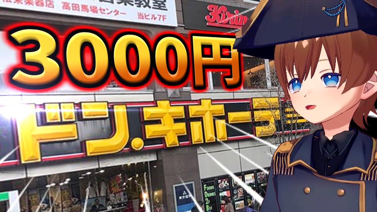 3000円でワクワクする買い物をしよう！【ドンキホーテ高田馬場店】