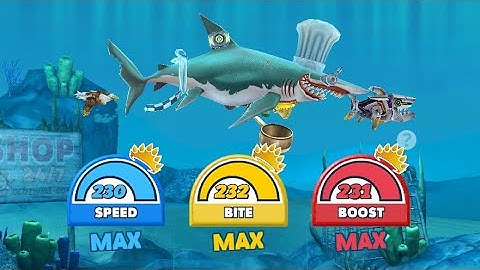 Mako Shark Unlocked 🔓( Max All ) - Hungry Shark World Full Gameplay HD | Hungry Shark Mod |