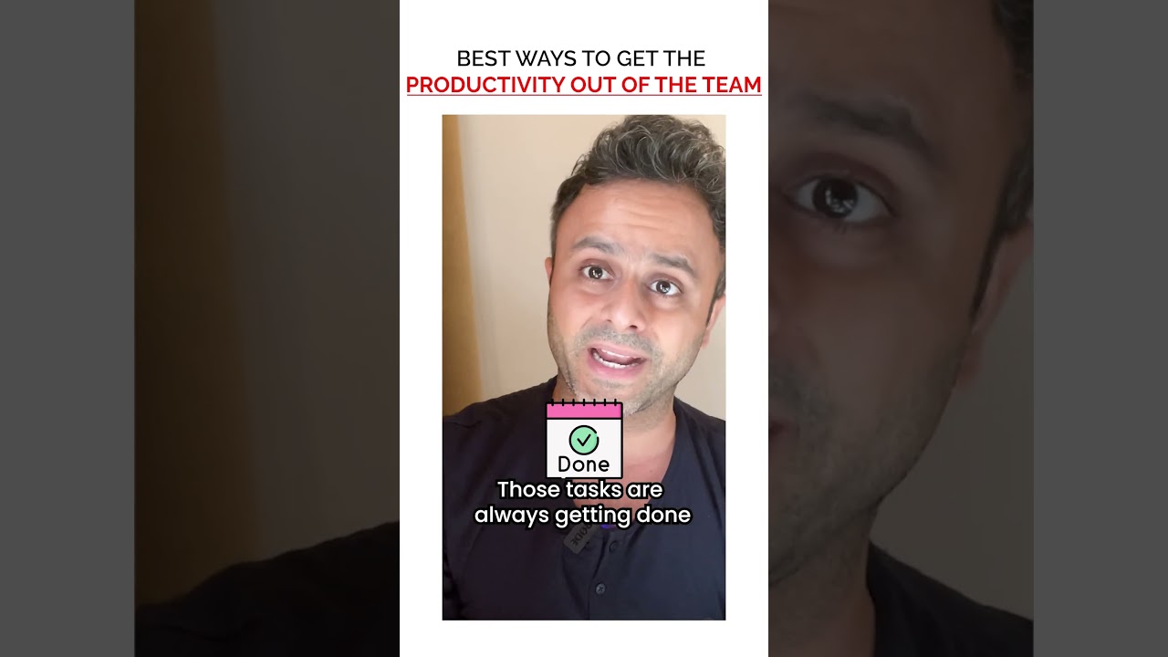 Best ways to get productivity out of the team