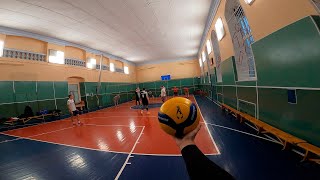 Volleyball Team «Dream Team» #1 episode | First person volleyball | First training session