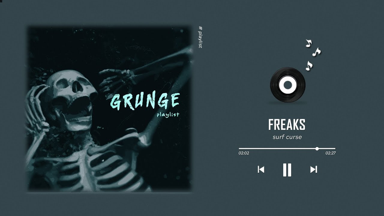 a playlist for your grunge aesthetic 💀🎸