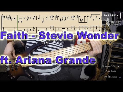 stevie-wonder-ft.-ariana-grande---faith-[bass-cover]---with-notation-and-tabs