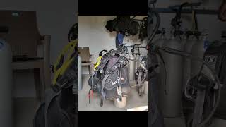 SETTING UP FOR DIVE
