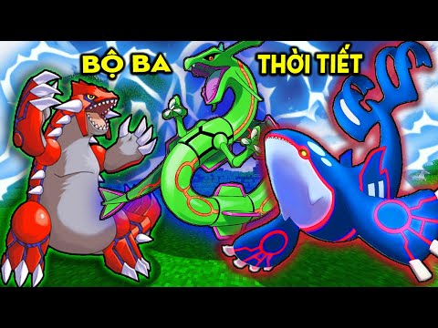 MINECRAFT VUA POKEMON #14 | TRIỆU HỒI BỘ BA THỜI TIẾT, NHỮNG POKEMON HUYỀN THOẠI MẠNH NHẤT PIXELMON