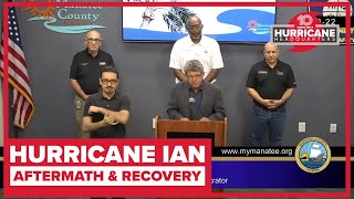 Manatee County leaders speak about Hurricane Ian recovery efforts