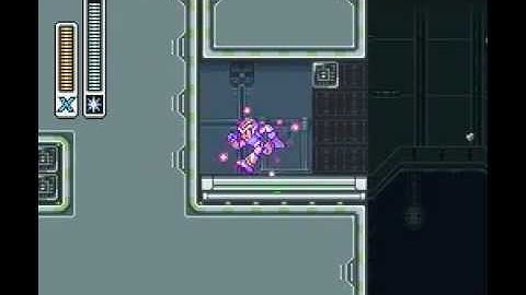 Mega Man X   Flame Mammoth Ice Sled Trick (speedrunning)
