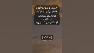 سورة النمل الآية ٤١ الى ٤٣ بصوت الشيخ محمد صديق المنشاوي