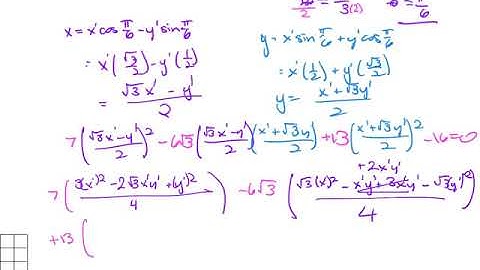 Ch 10 5 Day 1 Rotation of Conics Ellipse Ex 2