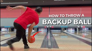 How to throw a BACKUP BALL (and why you should learn)