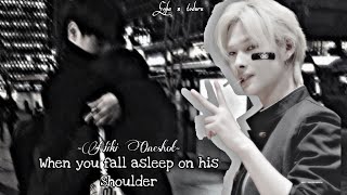 ♡When you fall asleep on his shoulder♡ ~ONESHOT~ -NI-KI FF-