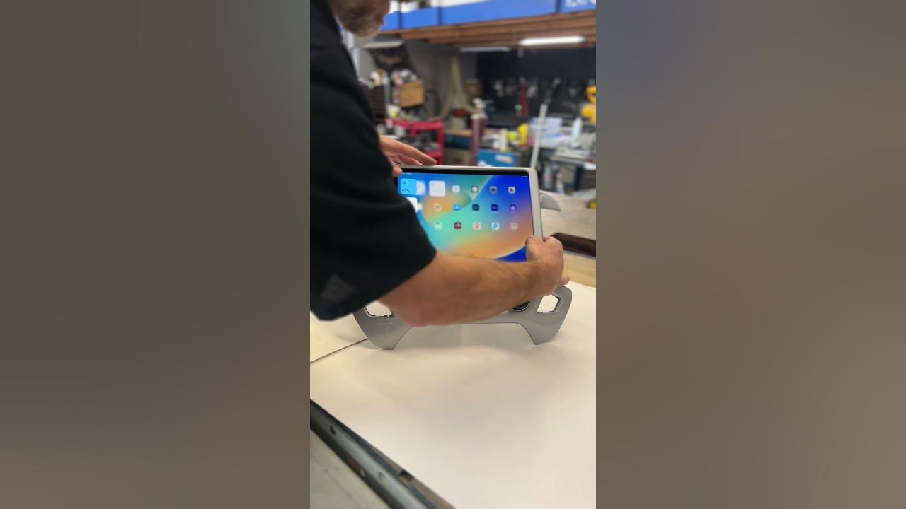 GLOSS SILVER Chevy Silverado SOUNDMAN iPad dash kit YouTube