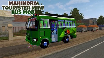 Mahindra Tourister Bus Mod In Bus Simulator Indonesia - Bussid Bus Mod - Bussid Car Mod - Bussid