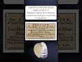 Early American Settler Currency