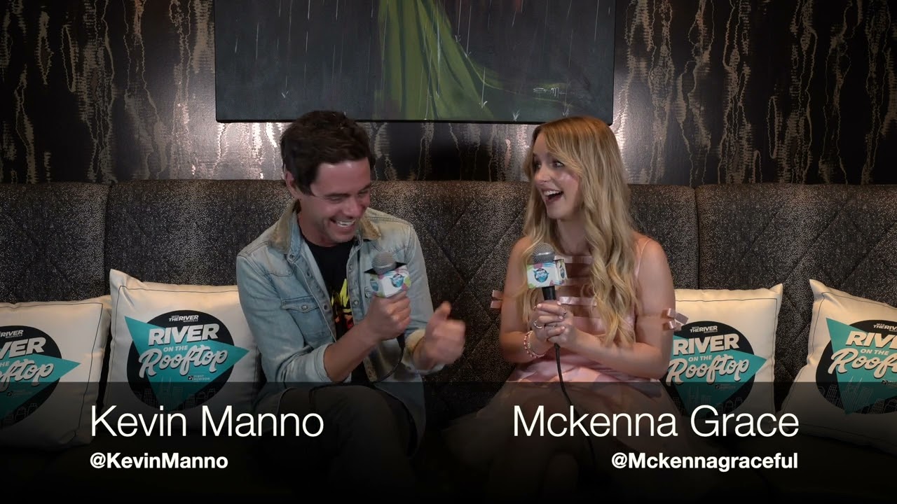 Backstage at Rive on the Rooftop with Mckenna Grace