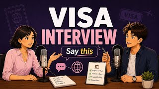 Every Visa Interview Question + Perfect Answers | Simple English Podcast |
