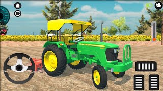 JohnDeere Tractor and rotaweter 🚜 Indian Tractor Simulator 2 🚜Tractor Driving Simulator Gameplay#199 screenshot 2