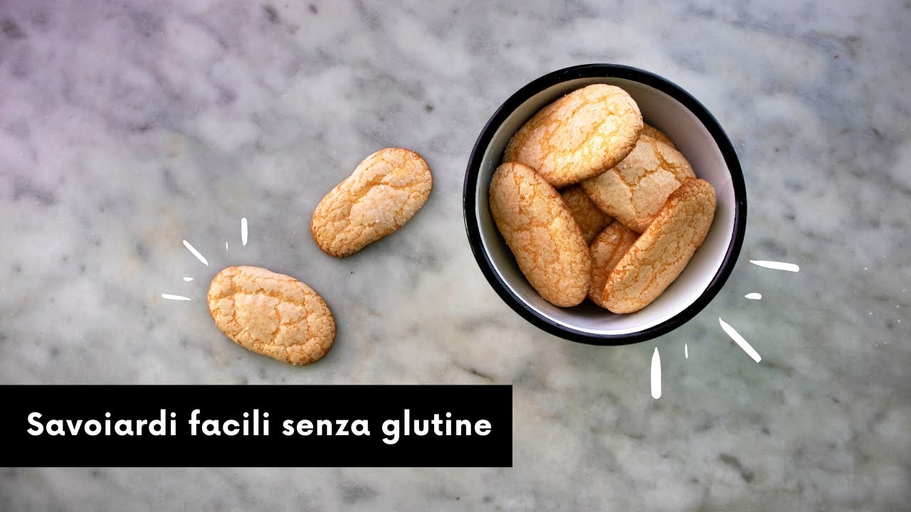 SAVOIARDI FACILI SENZA GLUTINE solo 4 ingredienti