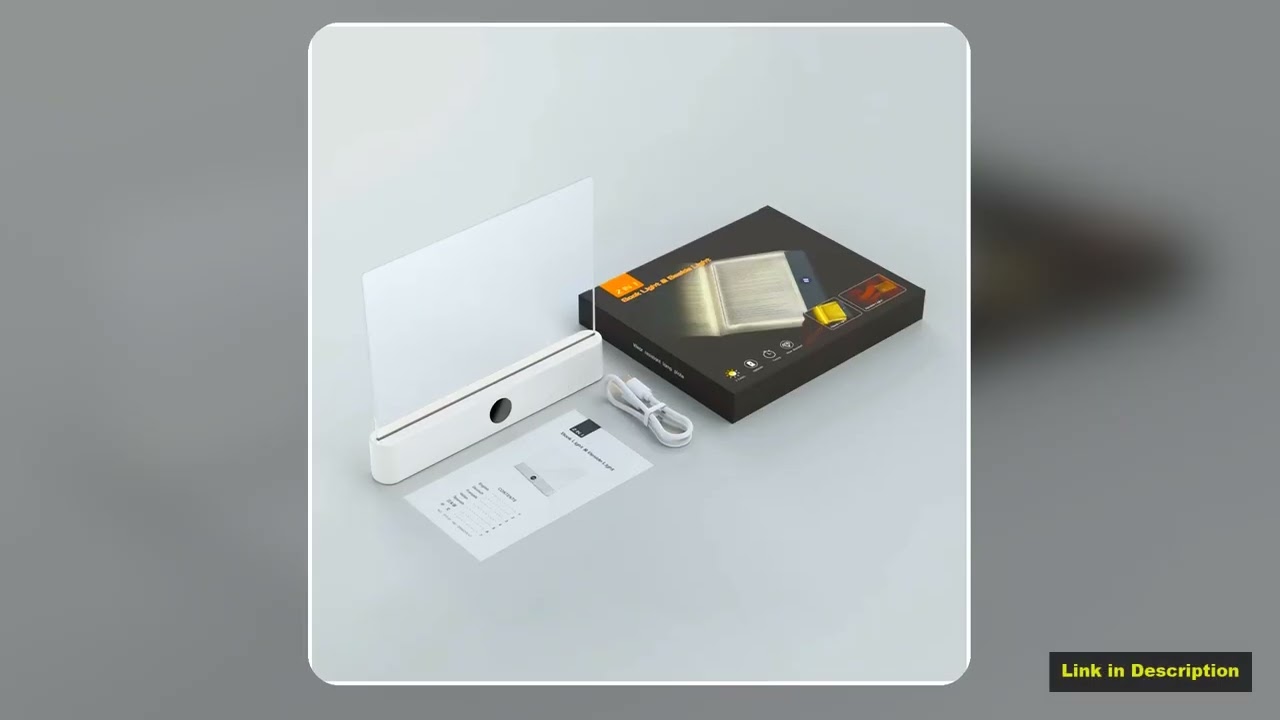 LED Book Light and Night Light 2 in 1 3 Color Temperatures Stepless Dimming USB Rechargeable Readin