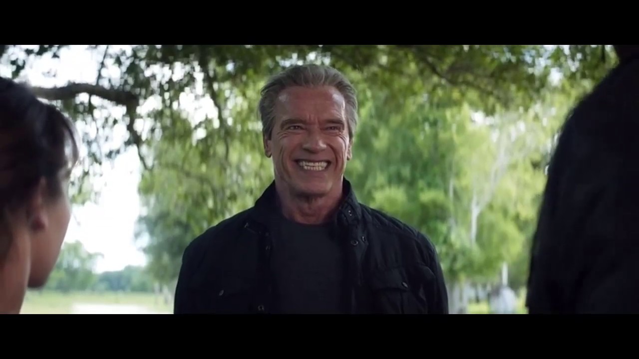 The Terminator (Arnold Schwarzenegger) all smile scenes ...