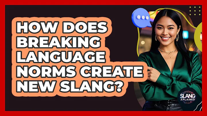 How Does Breaking Language Norms Create New Slang?