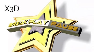 Text on a curved face: Xara 3D animation