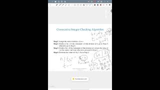 consecutive integer checking DAA #snsinstitution#snsdesignthinkers#designthinkers