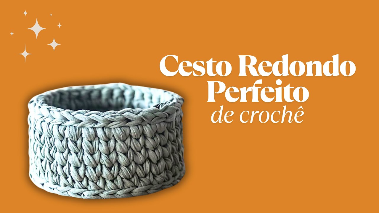 Cesto Redondo Perfeito em PONTO BAIXO CENTRADO