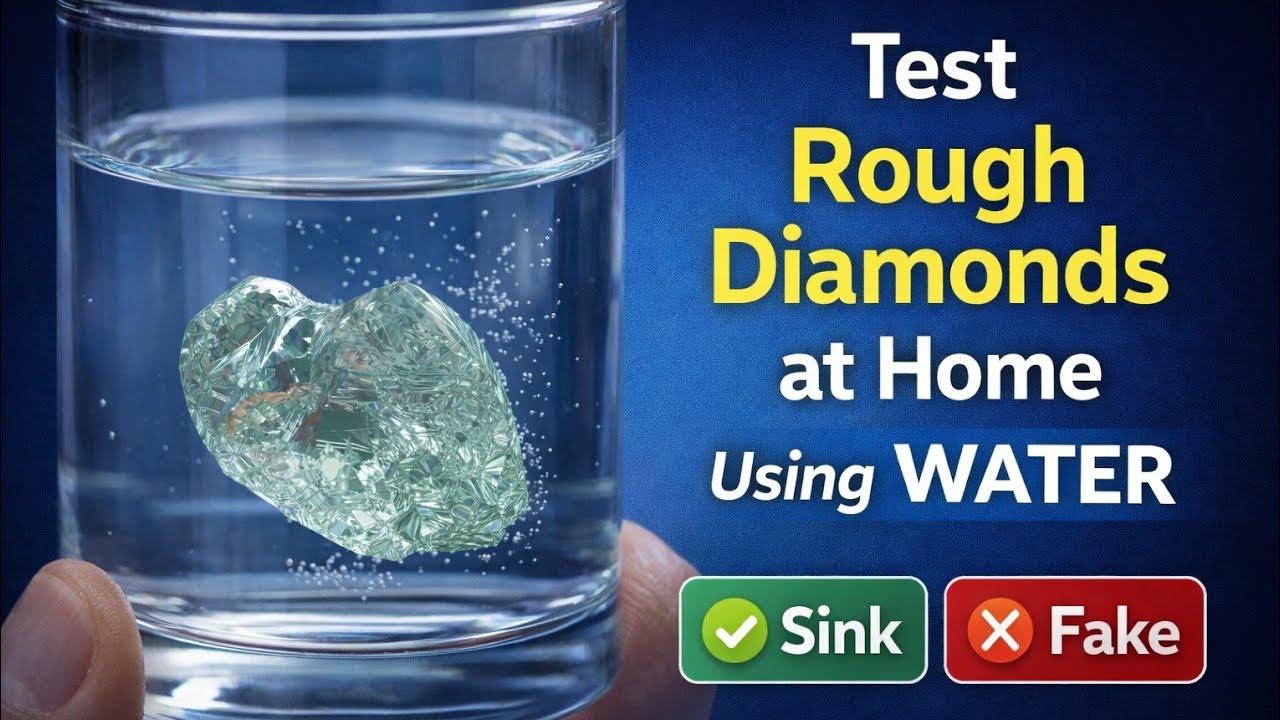 fake how to test a diamond with water