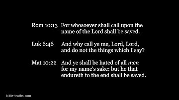 Once Saved Always Saved? - part 2 of 2