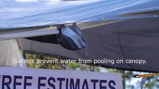 Rain Gutter Roof Umbrella