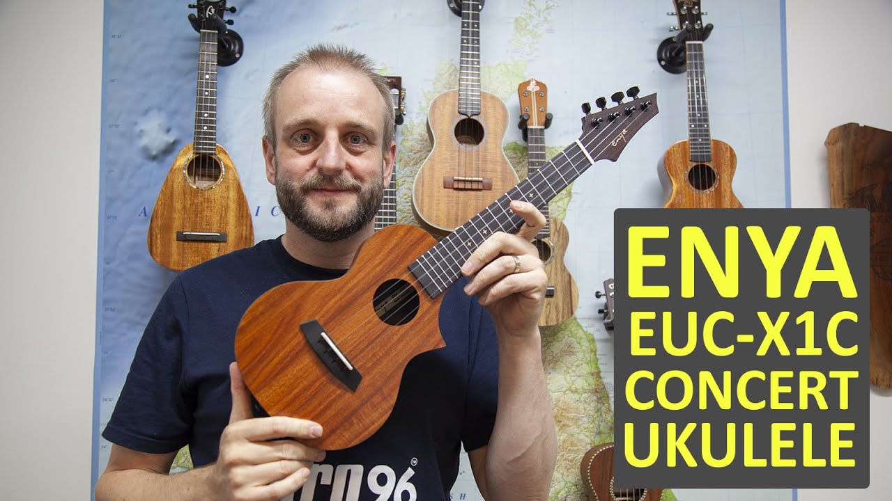 Enya EUCX1C High Pressure Laminate Concert Ukulele Demo YouTube
