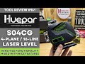 Huepar S04CG 4 Plane Green Laser #tools #huepar #laserlevel #toolreview