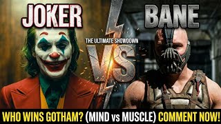 JOKER vs BANE: Who Was the BETTER Batman Villain? 🤯 | The Ultimate Debate!