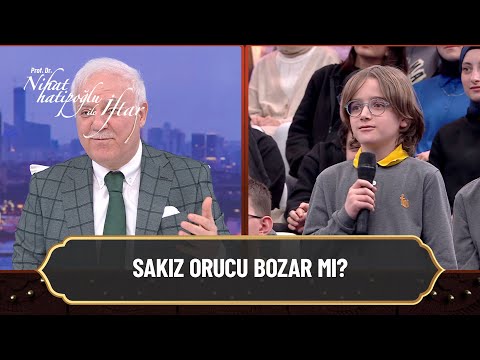 Sade aromasız sakız orucu bozar mı? - Nihat Hatipoğlu ile İftar