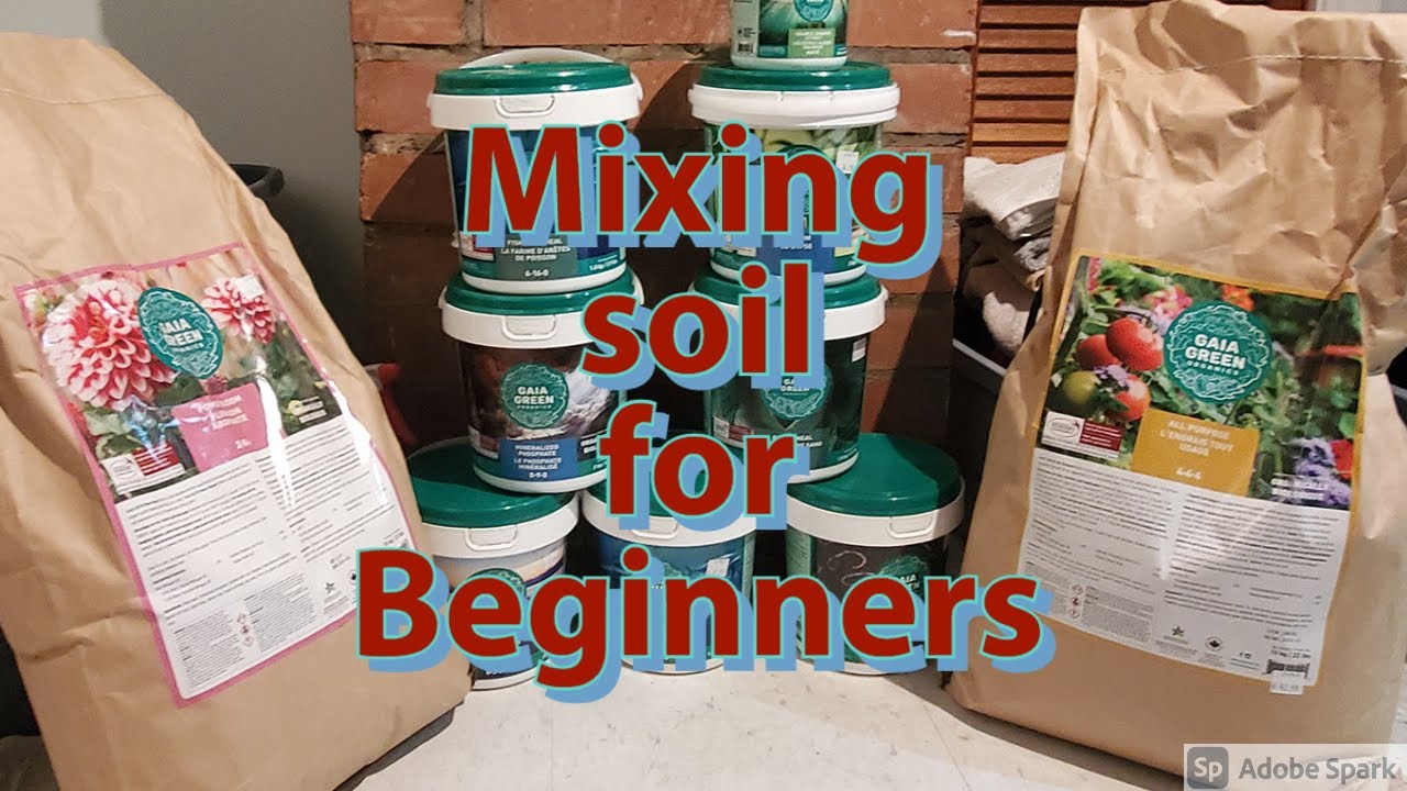 Mixing Soil for Beginners - YouTube