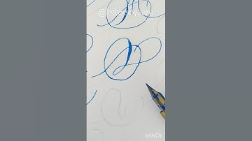 Letter "Q" in Spencerian Script #shorts#shortsfeed #spencerian#calligraphy #art#satisfying #trending