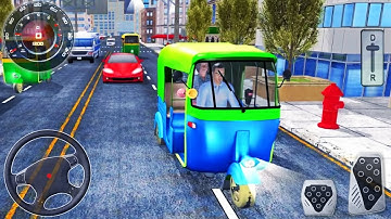 City Tuk Tuk Driving - Rickshaw Auto Driver Simulator - Android GamePlay