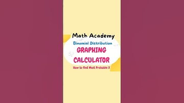 H2 Maths Tuition | Binomial Distribution: Find the Most Probable x Using Graphing Calculator
