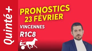 PRONOSTICS QUINTÉ+ DU 23 FÉVRIER À VINCENNES : JOLIGIRL BEAUFOUR EN LOGIQUE FAVORITE