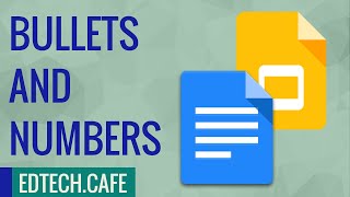 Bullets and Numbering in Google Docs and Slides (Emoji Bullets!)