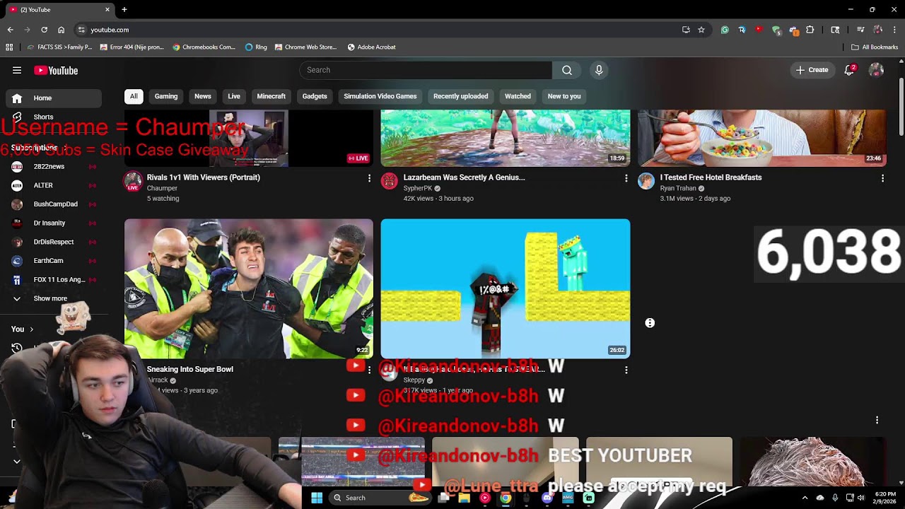 Rivals 1v1 With Viewers