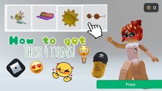 How to get these (FREE) CUTE ITEMS IN ROBLOX✨