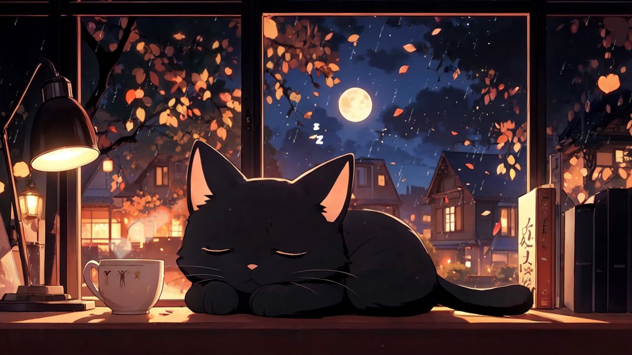 Fall Asleep on a Rainy Autumn Night 😴 | Lofi Music for Deep Sleep - YouTube