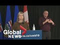 Alberta health officials provide update on COVID-19 | LIVE