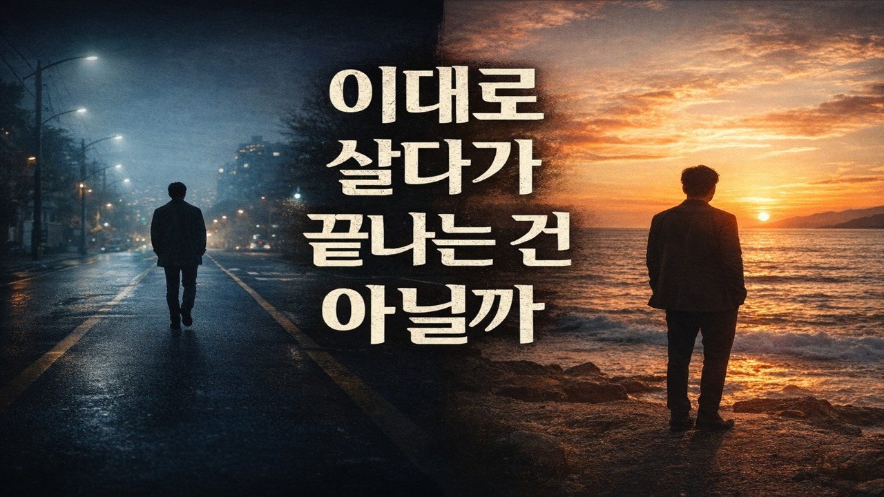 이대로 살다가 끝나는건 아닐까?(오디오북/잠들기전/잠깐/그냥들어/힐링영상)