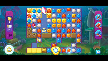 How to Match 3 Game Fishdom Levels - One by One 55