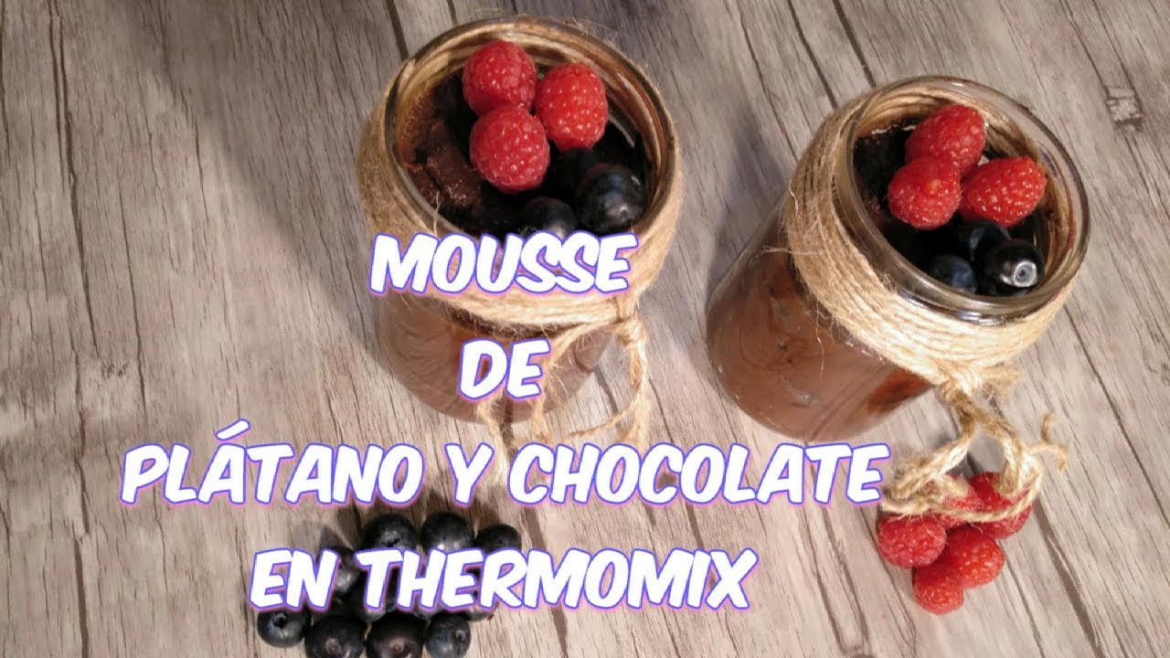 batido de arándanos y plátano thermomix